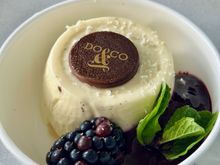 Vanilla panna cotta
Hedgerow berry coulis.