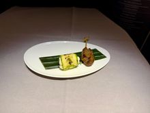 Tasty canapés although sad to see the samosa/sambusak missing