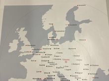 Page in melangerie brochure showing catering possibilities for economy