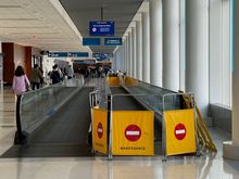 I've taken over 200 photos this year of broken moving walkways at CLT. 