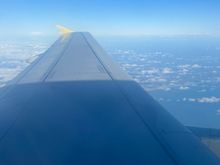 Mandatory in-flight wing shot
