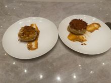 Two crab cakes to start. 