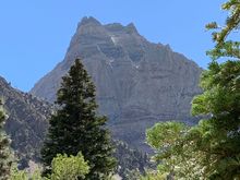 Peaks are straight up on 3 sides