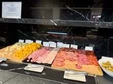 Selection of meat and cheese 