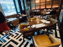One of the more private seating areas at 15 Stamford