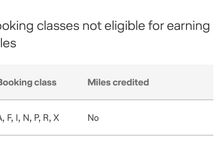 TAP excluded booking classes