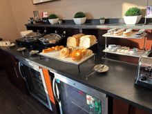 Club breakfast spread