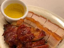 Lastly the Crispy Belly Pork is my go-to Chinese BBQ. It’s the belly of the pork and the skin is perfectly dried and crispy and goes excellent with beer.  