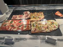 Flat breads-  Margarita is the safe choice. 