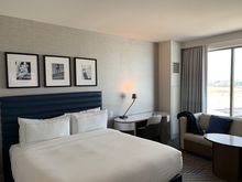 Bed and desk