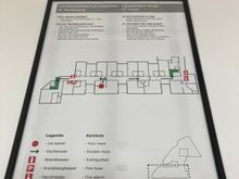 Floorplan of this part of the hotel