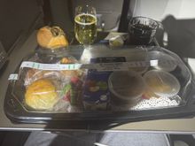 BA44 KSML starter - which was a sweet try of a cinnamon twist?! And some fruit cup