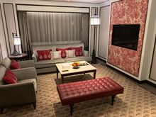 The living room area