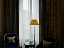 Window facing Place de l’Opera on Bd Capucines