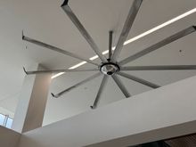 the terminal at SYR has a ceiling fan with winglets on the blades :D 