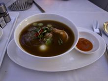 Prawn noodle soup