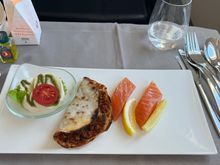 Long haul mezze - tomato mozzarella, lamacun, salmon 