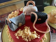 As IC AMS has 4 dedicated talented pastry chefs employed full time, they can create marvelous delights, this is the specialised welcone amenity "furniture status" alternative.