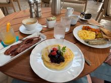 Food at breakfast