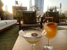 Cocktail at pool bar