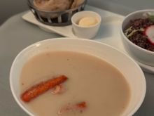 Other half reported the soup was bland. 
