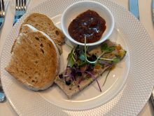 Chicken and Apricot Terrine - very good.