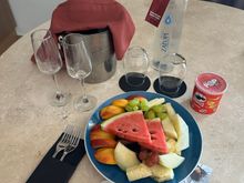 Welcome amenities at Mövenpick Agios Nikolaos. Platinum member.