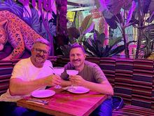 My last meal in Europe with Jorge