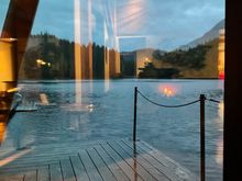 View/reflections at dinner