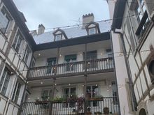 quaint old courtyard

