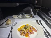 Duck breast with the Tablas Creek.  Duck was decent, Tablas Creed was quite nice.