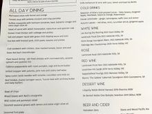 Full menu