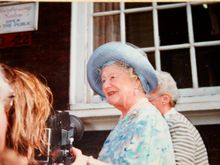 Queen Elizabeth the Queen Mother at the 75th anniversary of the YWCA