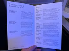 Wine list 