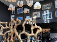 Breakfast is not actually served in the grill restaurant but in several adjacent rooms.  