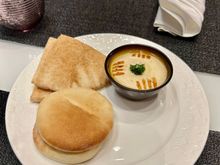 Dinner time at Al Mourjan Business Class Lounge