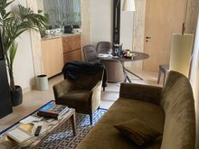 Couch & breakfast table
