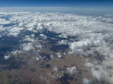 Kingman AZ, with aircraft “boneyard” visible at bottom center