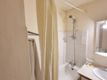 Always nice to see mold in the bathroom. At least there was hot water, which is not a given based on reviews