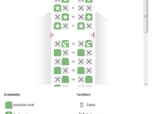 LH843 November 5, E190, "middle" seats blocked
