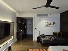 Room View, including futon