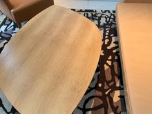 Tight spaces - distance between living room sofa and coffee table.
