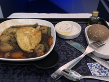 Chicken Coq au Vin style - It was edible but the sauce was just too oily for my liking. 