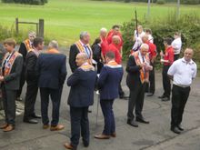 We drove by these guys-- outside Bushmills I think?