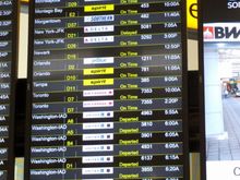 Flight is on time
