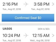 UA733 to SEA