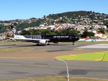 All Black 777-300ER - WLG 8 April 2012
