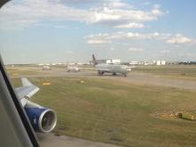 View from the upper deck of a BA 747