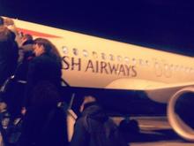 Boarding a British Airways A320 to London at a freezing Gothenburg in early 2013.