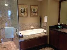 Hyatt Cleveland VIP suite bathroom